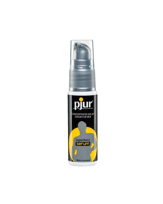 Пролонгувальний гель pjur Superhero Serum 20 мл, створює невидиму плівку, що знижує чутливість Пролонгувальний гель pjur Superhero Serum 20 мл, створює невидиму плівку, що знижує чутливість
