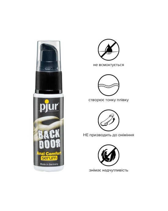 Розслаблювальний анальний гель pjur backdoor Serum 20 мл, створює плівку, висококонцентрований Розслаблювальний анальний гель pjur backdoor Serum 20 мл, створює плівку, висококонцентрований