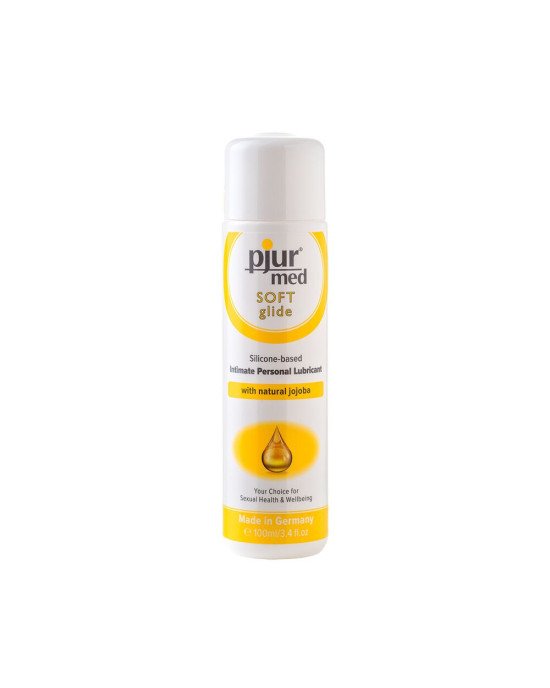 Силіконова змазка pjur MED Soft glide 100 мл з олією жожоба для дуже сухої та чутливої шкіри Силіконова змазка pjur MED Soft glide 100 мл з олією жожоба для дуже сухої та чутливої шкіри