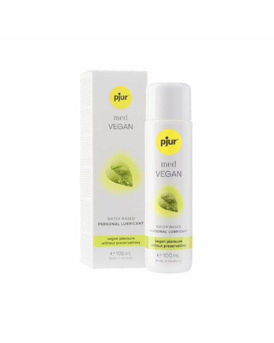 Лубрикант на водній основі pjur MED Vegan glide 100 мл — тільки веганські інгредієнти