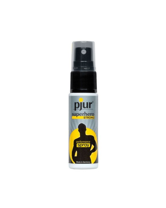 Пролонгувальний спрей pjur Superhero Strong Spray 20 ml, з екстрактом імбиру, всотується в шкіру Пролонгувальний спрей pjur Superhero Strong Spray 20 ml, з екстрактом імбиру, всотується в шкіру