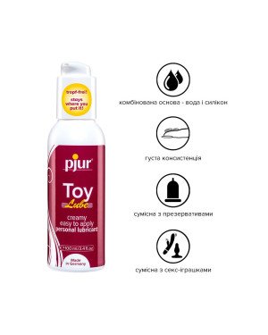 Крем-лубрикант для іграшок pjur Toy Lube (100 мл) на гібридній основі, не стікає