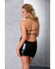 Сукня з відкритою спиною BELTIS DRESS black 4XL/5XL - Passion Сукня з відкритою спиною BELTIS DRESS black 4XL/5XL - Passion