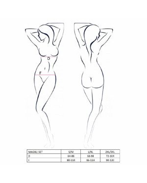 Комплект білизни MAGALI SET OpenBra red S/M - Passion Exclusive: стрепи: ліф, трусики і пояс Комплект білизни MAGALI SET OpenBra red S/M - Passion Exclusive: стрепи: ліф, трусики і пояс