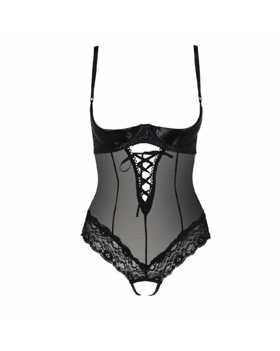 Боді з відкритими грудьми NORTH BODY black S/M - Passion Exclusive Боді з відкритими грудьми NORTH BODY black S/M - Passion Exclusive