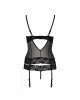 Корсет з відкритими грудьми NORTH CORSET black S/M - Passion Exclusive, пажі, трусики, шнурівка Корсет з відкритими грудьми NORTH CORSET black S/M - Passion Exclusive, пажі, трусики, шнурівка