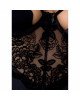 Сорочка приталена TONYA CHEMISE black L/XL - Passion Exclusive, трусики