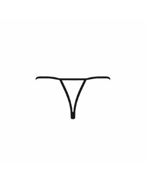 Трусики мереживні з доступом VIOLANTE THONG black L/XL - Passion Exclusive