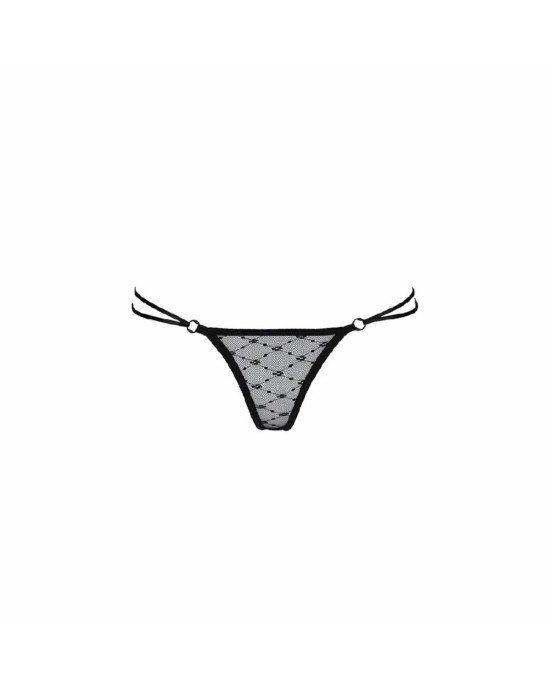 Трусики на зав'язочках з боків ZITA THONG black XXL/XXXL - Passion Exclusive Трусики на зав'язочках з боків ZITA THONG black XXL/XXXL - Passion Exclusive