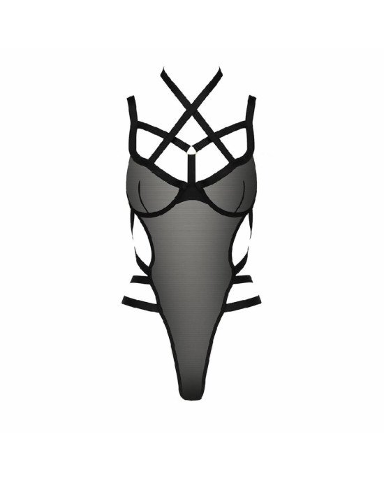 Боді-монокіні HAGAR BODY black L/XL - Passion Exclusive