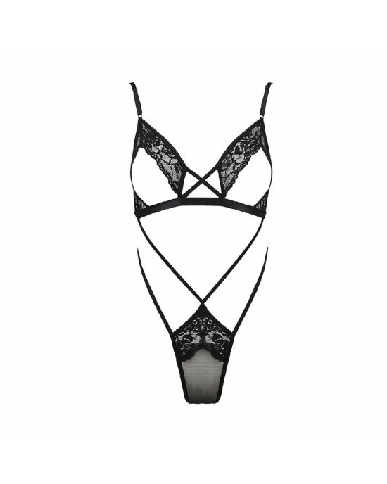 Боді монокіні з відкритими грудьми DIABOLINA BODY black S/M - Passion Боді монокіні з відкритими грудьми DIABOLINA BODY black S/M - Passion