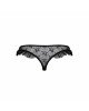 Трусики з оборками DONIA THONG black XXL/XXXL - Passion Exclusive Трусики з оборками DONIA THONG black XXL/XXXL - Passion Exclusive
