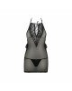 Сорочка прозрачная приталенная ERZA CHEMISE black L/XL - Passion, трусики Сорочка прозрачная приталенная ERZA CHEMISE black L/XL - Passion, трусики