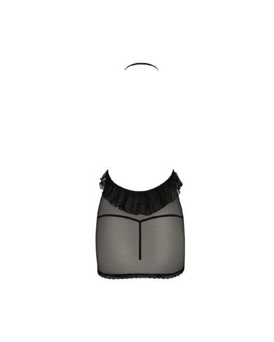 Сорочка прозора приталена ERZA CHEMISE black S/M - Passion, трусики Сорочка прозора приталена ERZA CHEMISE black S/M - Passion, трусики