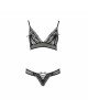 Комплект білизни ERZA SET black XXL/XXXL - Passion: ліф і трусики Комплект білизни ERZA SET black XXL/XXXL - Passion: ліф і трусики