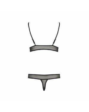 Комплект білизни ERZA SET black XXL/XXXL - Passion: ліф і трусики Комплект білизни ERZA SET black XXL/XXXL - Passion: ліф і трусики