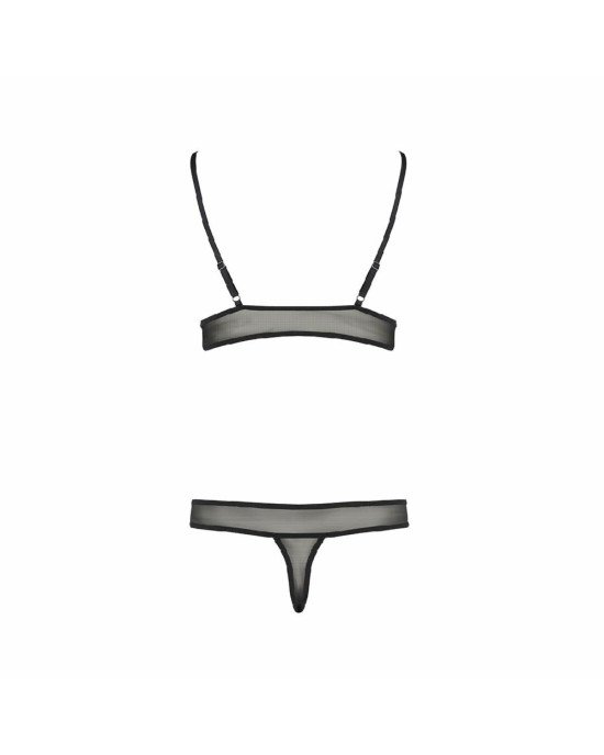 Комплект білизни ERZA SET black XXL/XXXL - Passion: ліф і трусики Комплект білизни ERZA SET black XXL/XXXL - Passion: ліф і трусики