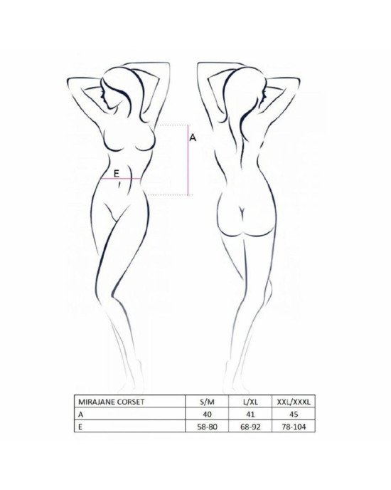 MIRAJANE CORSET black S/M - Passion Exclusive MIRAJANE CORSET black S/M - Passion Exclusive