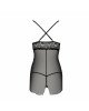 Прозора сорочка приталена QUENTRIS CHEMISE black S/M - Passion Exclusive, трусики Прозора сорочка приталена QUENTRIS CHEMISE black S/M - Passion Exclusive, трусики