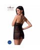 Прозора сорочка приталена QUENTRIS CHEMISE black S/M - Passion Exclusive, трусики Прозора сорочка приталена QUENTRIS CHEMISE black S/M - Passion Exclusive, трусики