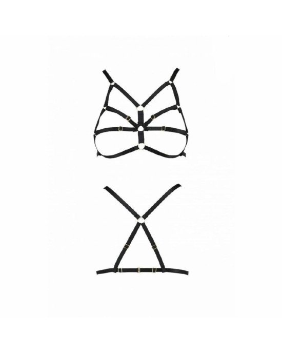 Бюстгальтер-стрепи ARMANDA BRA black S/M - Passion Exclusive Бюстгальтер-стрепи ARMANDA BRA black S/M - Passion Exclusive