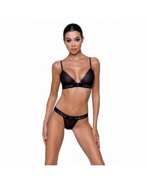 Комплект білизни GLAMISS SET black XXL/XXXL - Passion Exclusive