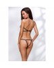 Портупея-боді зі стреп IVENA black S/M - Passion Exclusive Портупея-боді зі стреп IVENA black S/M - Passion Exclusive