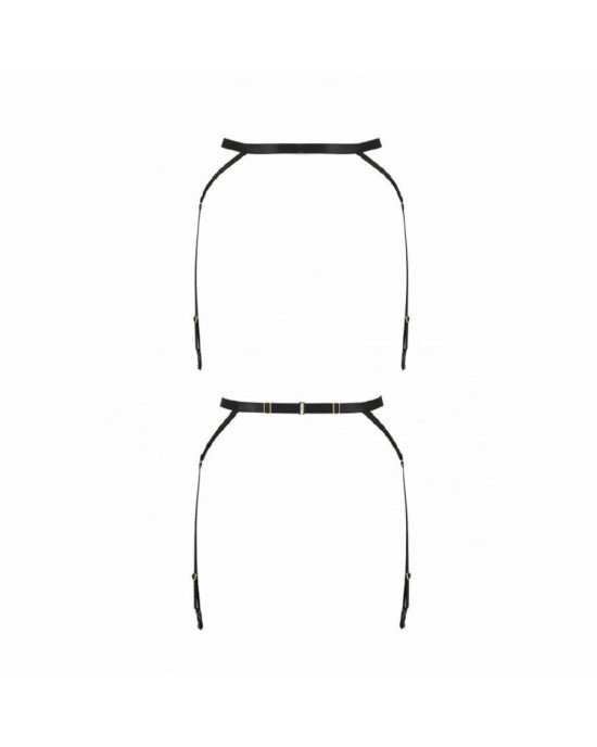 Пояс-стрепи з підв'язками для панчох MEGGY GARTER BELT black L/XL - Passion Exclusive Пояс-стрепи з підв'язками для панчох MEGGY GARTER BELT black L/XL - Passion Exclusive