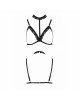 Бюстгальтер-стрепи з чокером SHELLY BRA black S/M - Passion Exclusive Бюстгальтер-стрепи з чокером SHELLY BRA black S/M - Passion Exclusive