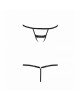 Трусики-стрепи SHELLY THONG black L/XL - Passion Exclusive Трусики-стрепи SHELLY THONG black L/XL - Passion Exclusive