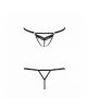 Відверті трусики-стрепи з мереживом SOLON THONG black S/M - Passion Exclusive Відверті трусики-стрепи з мереживом SOLON THONG black S/M - Passion Exclusive