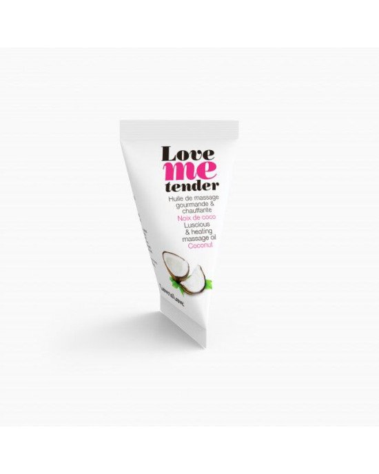 Розігріваюча масажна олія Love To Love LOVE ME TENDER Coconut (10 мл) без парабенів Розігріваюча масажна олія Love To Love LOVE ME TENDER Coconut (10 мл) без парабенів