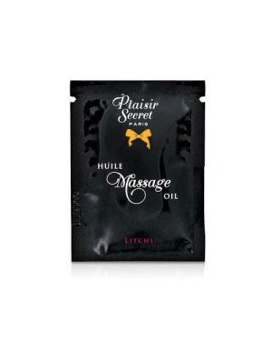 Пробник масажної олії Plaisirs Secrets Litchi (3 мл)