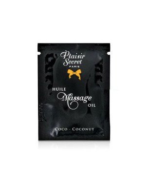 Пробник масажної олії Plaisirs Secrets Coconut (3 мл)