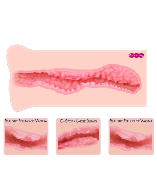 Мастурбатор вагіна двошаровий Kokos Nara Double Layer Мастурбатор вагіна двошаровий Kokos Nara Double Layer