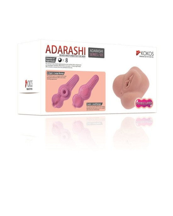Мастурбатор вагина двухслойная Kokos Adarashi -3 Double Layer Мастурбатор вагина двухслойная Kokos Adarashi -3 Double Layer