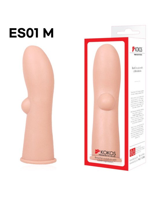 Насадка на член Kokos Extreme Sleeve ES.01 розмір M Насадка на член Kokos Extreme Sleeve ES.01 розмір M