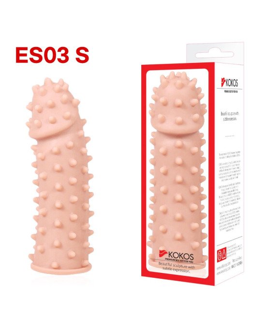 Насадка на член Kokos Extreme Sleeve ES.03 розмір S Насадка на член Kokos Extreme Sleeve ES.03 розмір S