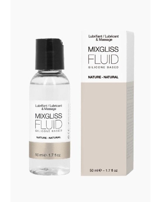 Лубрикант на силіконовій основі MixGliss FLUID NATURE (50 мл) без запаху Лубрикант на силіконовій основі MixGliss FLUID NATURE (50 мл) без запаху