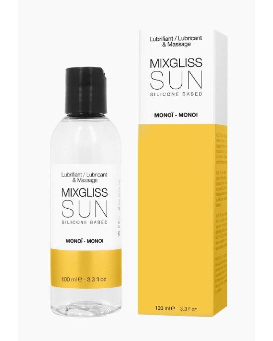 Лубрикант на силіконовій основі MixGliss SUN MONOI (100 мл) з ароматом масла Моноі Лубрикант на силіконовій основі MixGliss SUN MONOI (100 мл) з ароматом масла Моноі