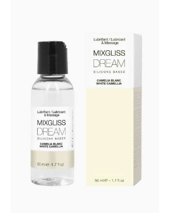 Лубрикант на силіконовій основі MixGliss DREAM - CAMELIA BLANC (50 мл) з ароматом білої камелії Лубрикант на силіконовій основі MixGliss DREAM - CAMELIA BLANC (50 мл) з ароматом білої камелії