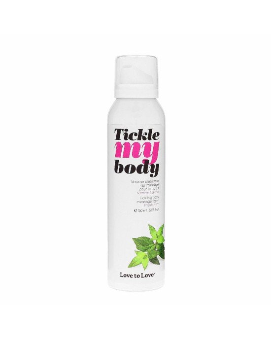 Масажна піна Love To Love TICKLE MY BODY Fresh Mint (150 мл) зволожуюча Масажна піна Love To Love TICKLE MY BODY Fresh Mint (150 мл) зволожуюча
