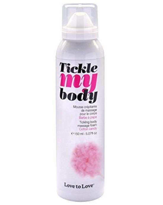 Масажна піна Love To Love TICKLE MY BODY Cotton candy (150 мл) зволожувальна Масажна піна Love To Love TICKLE MY BODY Cotton candy (150 мл) зволожувальна