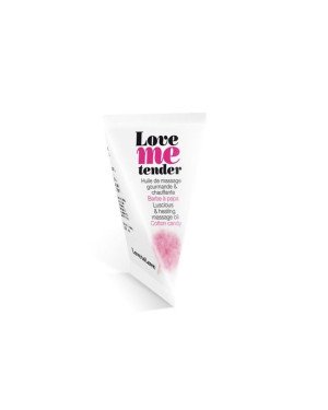 Розігріваюче масажне масло Love To Love LOVE ME TENDER Cotton candy (10 мл) без парабенів Розігріваюче масажне масло Love To Love LOVE ME TENDER Cotton candy (10 мл) без парабенів