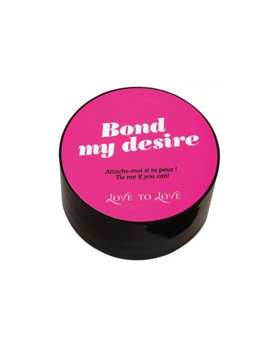 Скотч для бондажа Love To Love BOND MY DESIRE (15м) Чорний, не липне до шкіри і волосків