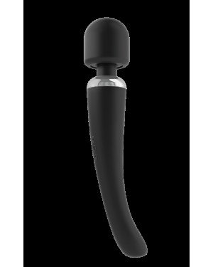 Потужний вібромасажер Dorcel Megawand Black який перезаряджається, 160 режимів Потужний вібромасажер Dorcel Megawand Black який перезаряджається, 160 режимів