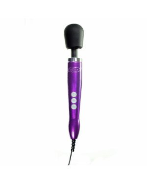 Вібромасажер DOXY Die Cast Purple, дуже потужний, живлення 220В, металевий корпус