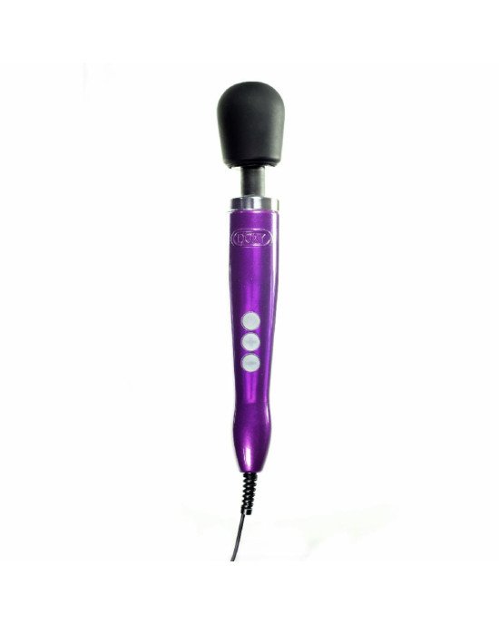 Вібромасажер DOXY Die Cast Purple, дуже потужний, живлення 220В, металевий корпус Вібромасажер DOXY Die Cast Purple, дуже потужний, живлення 220В, металевий корпус
