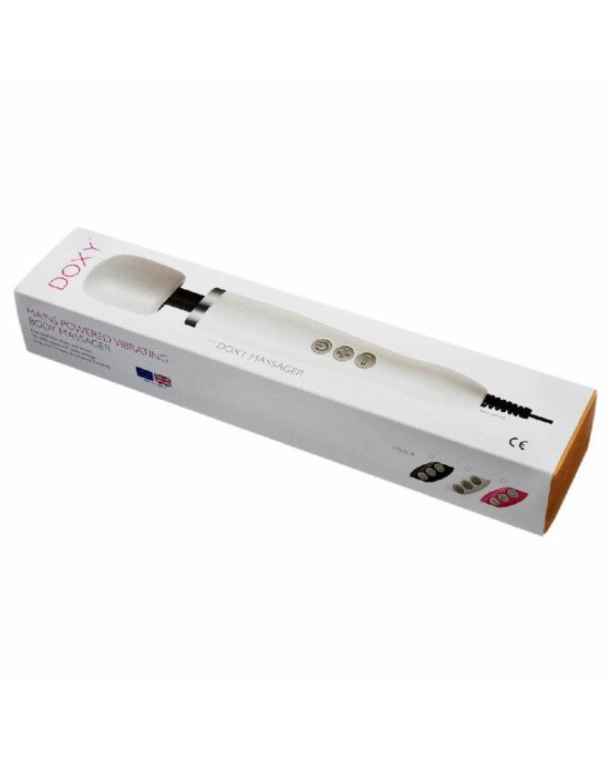 Вібромасажер DOXY Original White, дуже потужний, живлення 220В Вібромасажер DOXY Original White, дуже потужний, живлення 220В