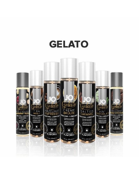 Змазка на водній основі System JO GELATO CremeBrulee (30 мл) без цукру, парабенів та пропіленгліколю Змазка на водній основі System JO GELATO CremeBrulee (30 мл) без цукру, парабенів та пропіленгліколю